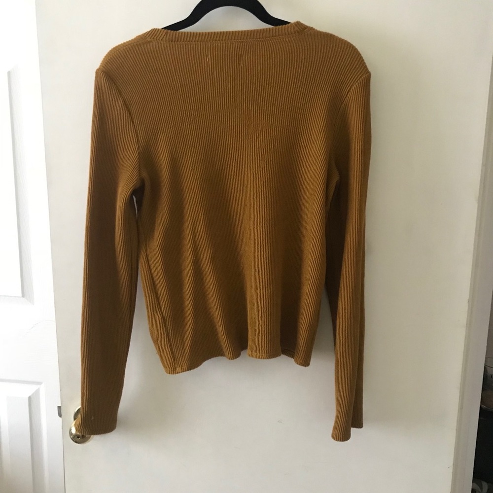 Madewell texture & thread long sleeve top